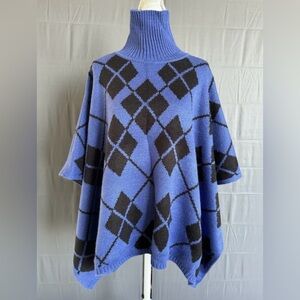 Poncho Turtle Neck Unisex